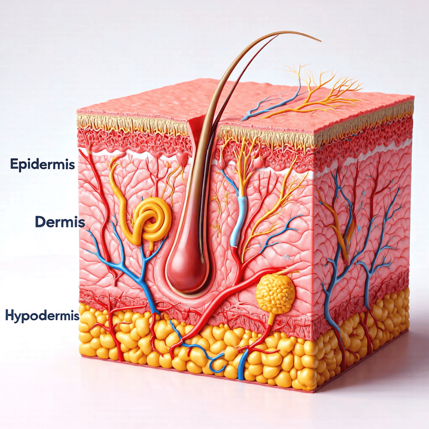 Human Skin Section