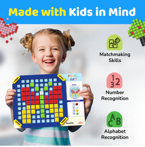 Pixel Art | 3-8 years | DIY Activity Kit