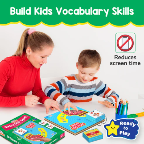 Spelling Game | 4-8 years | DIY Activity Kit