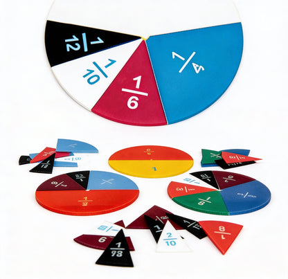 Flip n Fraction Geoboard with Circle Cuts