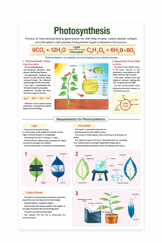 Photosynthesis Chart