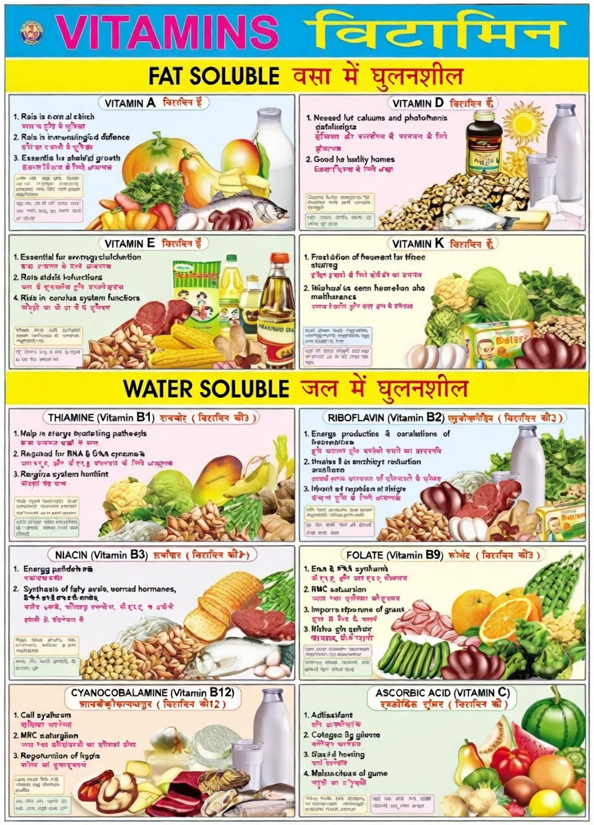Vitamins Chart