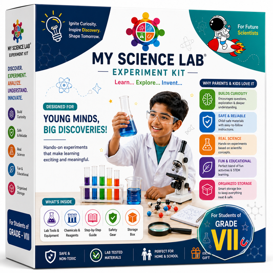 MY SCIENCE LAB® Grade 7 Science Experiment Kit | STEM Learning Kit for Student | Hands-On Science Activities for Home & School
