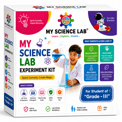 MY SCIENCE LAB® Grade 3 Science Experiment Kit | STEM Learning Kit for Kids | Hands-On Science Activities for Home & School