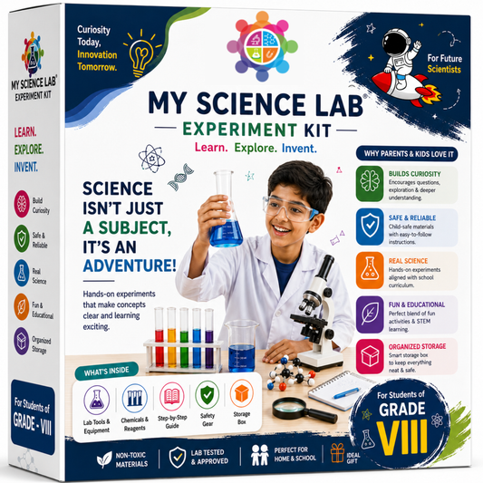 MY SCIENCE LAB® Grade 8 Science Experiment Kit | STEM Learning Kit for Student | Hands-On Science Activities for Home & School