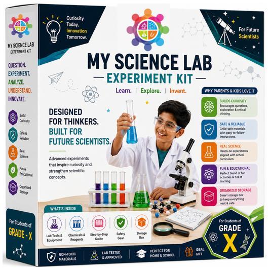MY SCIENCE LAB® Grade 10 Science Experiment Kit | STEM Learning Kit for Student | Hands-On Science Activities for Home & School
