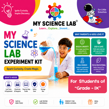 MY SCIENCE LAB® Grade 9 Science Experiment Kit | STEM Learning Kit for Student | Hands-On Science Activities for Home & School