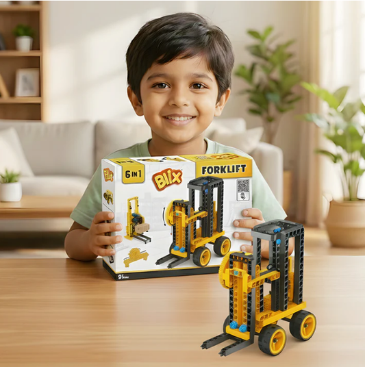 BLIX FORKLIFT – STEM CONSTRUCTION TOY FOR KIDS (5+ YEARS)