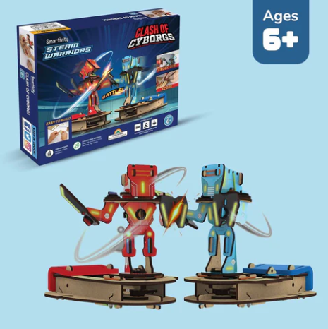 STEAM Warriors: Clash of Cyborgs | 6-10 Years | DIY STEM Construction Toy