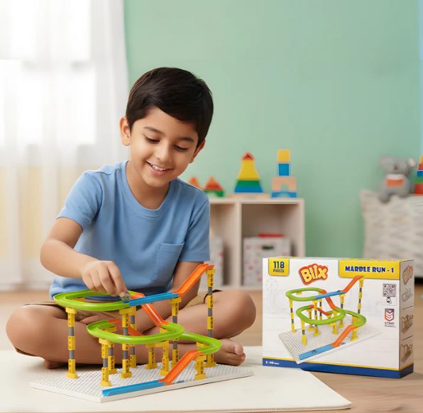 BLIX MARBLE RUN 1 – STEM CONSTRUCTION TOY FOR KIDS (5+ YEARS)