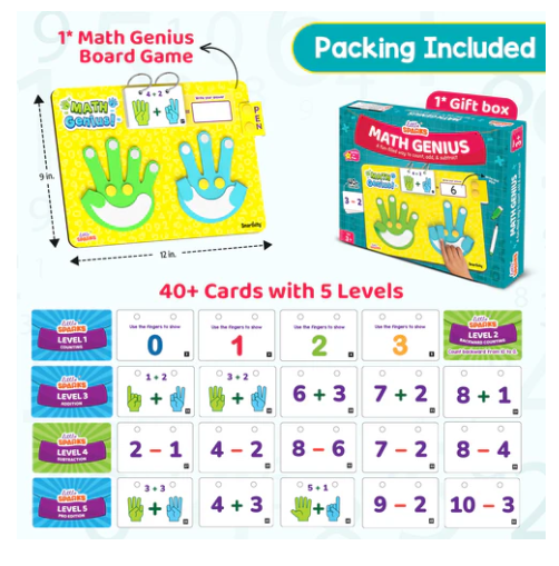Math Genius | 3-8 years | DIY Activity Kit