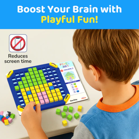Pixel Art | 3-8 years | DIY Activity Kit