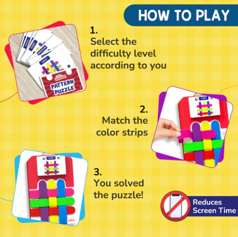 Pattern Puzzle | 3-8 years | DIY Activity Kit