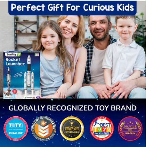 Rocket Launcher | 6 - 14 years | DIY STEM Construction Toy
