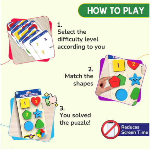 Shape Sorter | 2-6 years | DIY Activity Kit