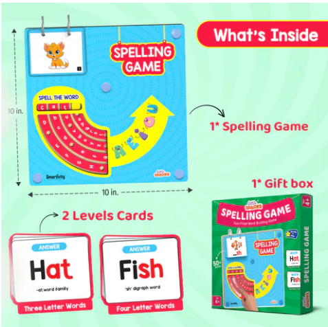 Spelling Game | 4-8 years | DIY Activity Kit