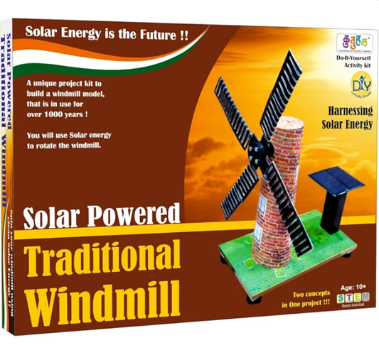 Solar Powered traditional Windmill